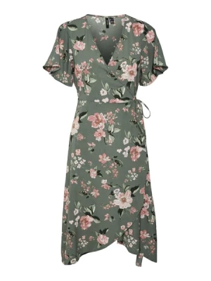 Obrázek produktu VERO MODA Šaty 'Saki'  khaki / jedle / pudrová / starorůžová