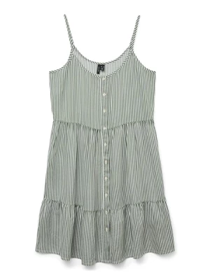 Obrázek produktu VERO MODA Šaty 'VMBumpy'  tmavě zelená / bílá