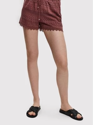 Obrázek produktu Vero Moda Šortky z materiálu Honey 10190155 Bordó Regular Fit