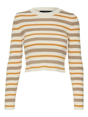 Obrázek produktu VERO MODA Svetr 'ANITA'  koňaková / mokka / pastelově žlutá