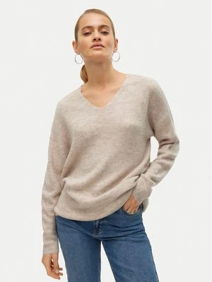 Obrázek produktu Vero Moda Svetr Crewlefile 10233357 Béžová Loose Fit