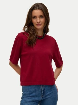 Obrázek produktu Vero Moda Svetr Silje 10320460 Tmavě červená Oversize