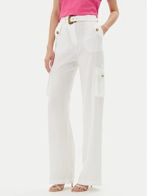 Obrázek produktu Versace Jeans Couture Kalhoty z materiálu 78HAA109 Bílá Wide Leg