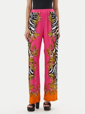 Obrázek produktu Versace Jeans Couture Kalhoty z materiálu 78HAA1P2 Růžová Straight Fit
