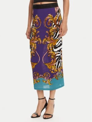 Obrázek produktu Versace Jeans Couture Pouzdrová sukně 78HAE8P6 Fialová Slim Fit