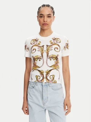 Obrázek produktu Versace Jeans Couture T-Shirt 78HAH6P8 Bílá Slim Fit