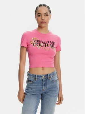 Obrázek produktu Versace Jeans Couture T-Shirt 78HAHC05 Růžová Slim Fit