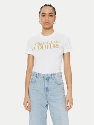 Obrázek produktu Versace Jeans Couture T-Shirt 78HAHT01 Bílá Regular Fit