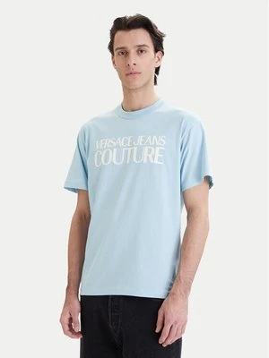 Obrázek produktu Versace Jeans Couture T-Shirt 80GAHT01 CJ00T Modrá Regular Fit