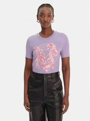 Obrázek produktu Versace Jeans Couture T-Shirt 80HAHE01 CJ02E Fialová Slim Fit