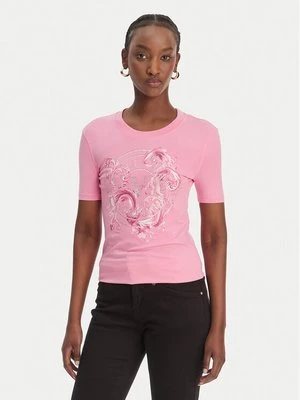 Obrázek produktu Versace Jeans Couture T-Shirt 80HAHE01 CJ02E Růžová Slim Fit