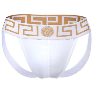 Obrázek produktu VERSACE Slipy  béžová / bílá