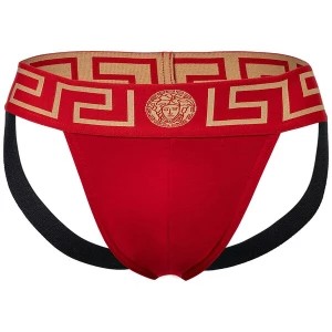 Obrázek produktu VERSACE Slipy  zlatá / červená