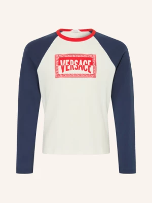 Obrázek produktu Versace Tričko S Dlouhým Rukávem bílá / tmavě modrá