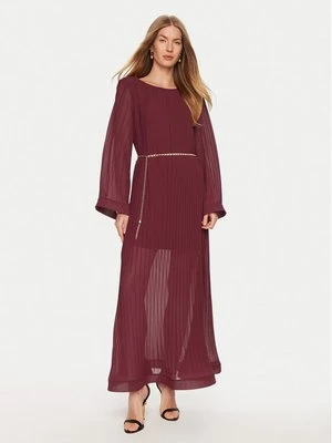 Obrázek produktu ViCOLO Večerní šaty TS0396 Bordó Regular Fit