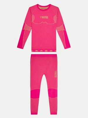 Obrázek produktu Viking Komplet termoaktivního prádla Riko Kids Set 500/14/3030/48 Růžová Skinny Fit