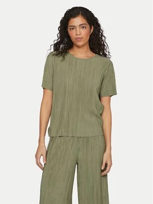 Obrázek produktu Vila T-Shirt Plisa 14089481 Zelená Regular Fit