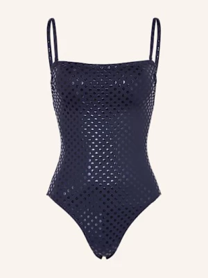 Obrázek produktu Vilebrequin Bandeau Plavky Relief Sparkling Facette tmavě modrá