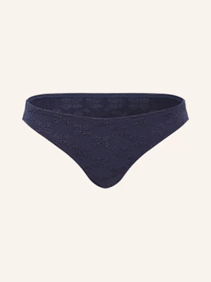 Obrázek produktu Vilebrequin Basic Bikinové Kalhotky Jacquard Turtle Monogram Frise tmavě modrá