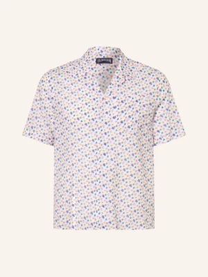 Obrázek produktu Vilebrequin Letní Košile Micro Ronde Des Tortues, Střih Slim Fit bílá / fialová / oranžová