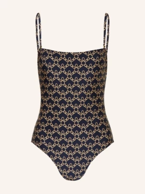 Obrázek produktu Vilebrequin Plavky S Bandeau Facette tmavě modrá / zlatá