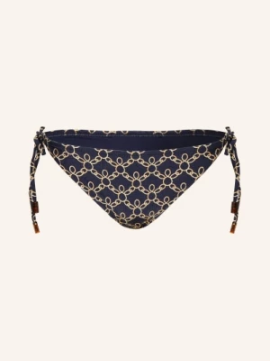 Obrázek produktu Vilebrequin Trojúhelníkové Bikiny Flore tmavě modrá / zlatá