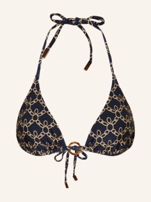 Obrázek produktu Vilebrequin Trojúhelníkové Bikiny Flox tmavě modrá / zlatá