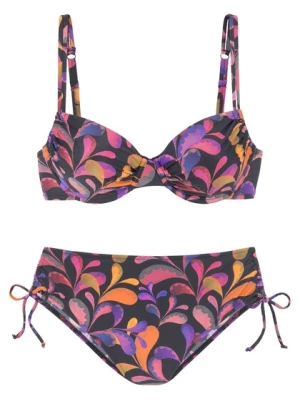 Obrázek produktu VIVANCE Bikiny  fialkově modrá / tmavě oranžová / pink / černá