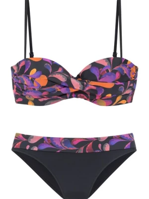 Obrázek produktu VIVANCE Bikiny  fialová / oranžová / červená / černá