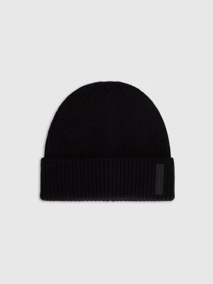 Obrázek produktu Vlněná beanie čepice pánská - černá 4F