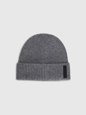 Obrázek produktu Vlněná beanie čepice pánská - šedá 4F