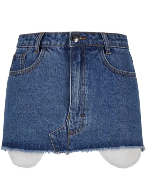 Obrázek produktu Von Dutch Originals Sukně 'Pam'  modrá džínovina / zlatě žlutá