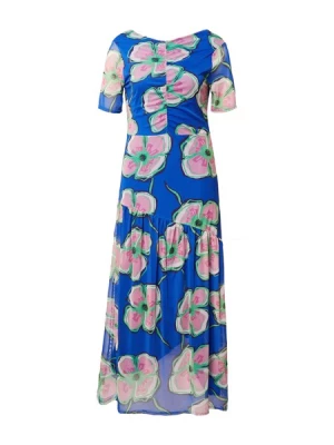 Obrázek produktu Warehouse Šaty  kobaltová modř / nefritová / pink / černá