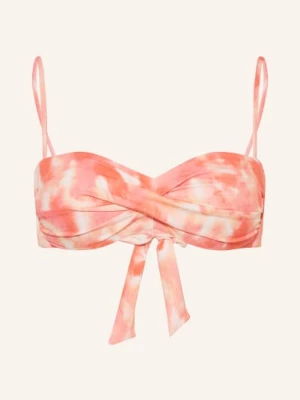Obrázek produktu Watercult Bandeau Bikiny Sunhaze Dreams světle červená / krémová / tmavě oranžová
