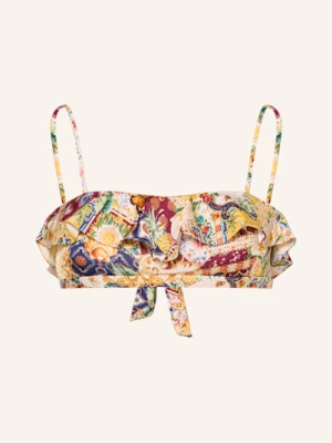 Obrázek produktu Watercult Bandeau Horní Díl Bikin Treasured Trove tmavě žlutá / tmavě červená / zelená