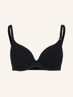 Obrázek produktu Watercult Bikini Top S Kosticemi Afterlight S Třpytivou Přízí černá / stříbrná