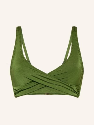 Obrázek produktu Watercult Bustier Bikiny Crafted Essentials S Překříženým Výstřihem olivová