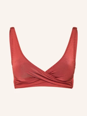 Obrázek produktu Watercult Bustier Bikiny Crafted Essentials S Překříženým Výstřihem tmavě červená