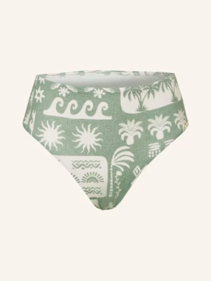 Obrázek produktu Watercult High Waist Bikinové Kalhotky Rustic Med světle zelená / krémová