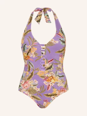 Obrázek produktu Watercult Neckholder Plavky Dreamscape Tropics fialová / zelená / růžová