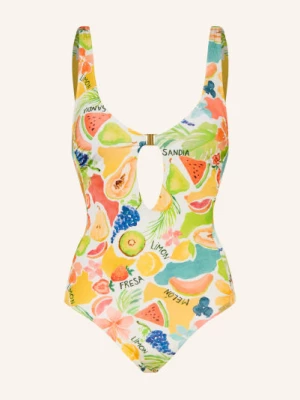 Obrázek produktu Watercult Plavky Fruitbowl žlutá / světle zelená / bílá
