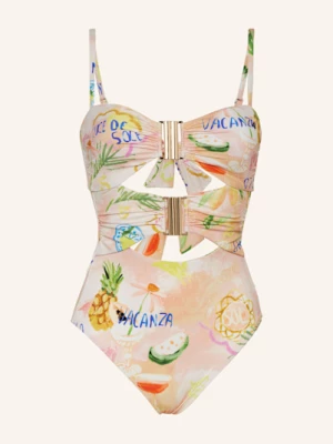 Obrázek produktu Watercult Plavky Vacation Fizz nude / světle zelená / modrá