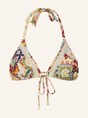 Obrázek produktu Watercult Trojúhelníkové Bikiny Treasured Trove tmavě žlutá / zelená / tmavě červená