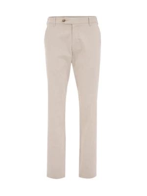 Obrázek produktu WE Fashion Chino kalhoty  velbloudí / bílá