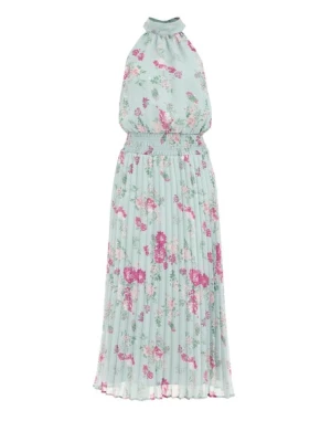 Obrázek produktu WE Fashion Šaty  smaragdová / mátová / fialová / růžová