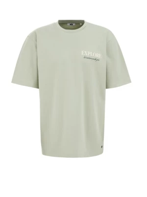 Obrázek produktu WE Fashion Tričko  mátová / černá / bílá
