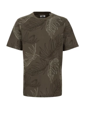 Obrázek produktu WE Fashion Tričko  olivová / světle zelená / černá
