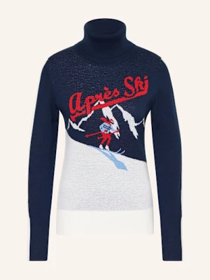 Obrázek produktu We Norwegians Svetr S Rolákem After Ski Z Merino Vlny tmavě modrá
