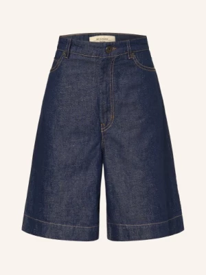 Obrázek produktu Weekend Max Mara Džínové Šortky Dozono S Lněným Prvkem tmavě modrá