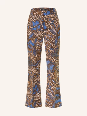 Obrázek produktu Weekend Max Mara Kalhoty 7/8 Onde tmavě hnědá / tmavě modrá / bílá